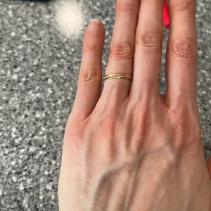 Catbird 14kt gold stacking rings
